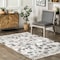 Nuloom Carli Modern Pebble Tasseled Area Rug 4ft x 6ft KKLR30A-406 - alternate 1